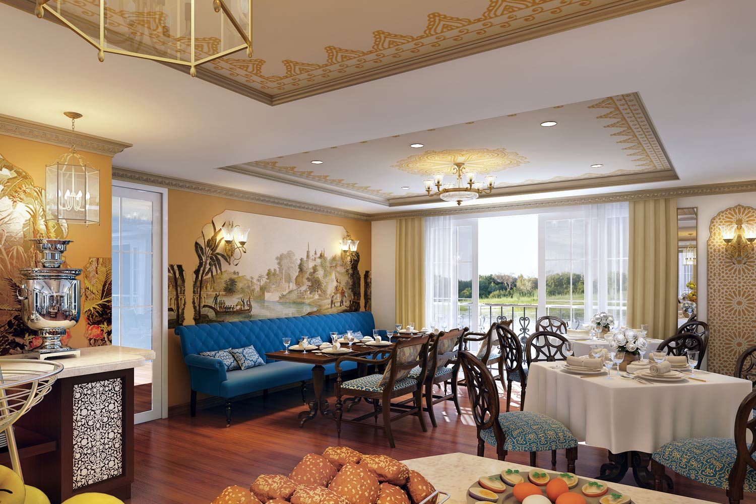 UNI Ganges Voyager II restaurant